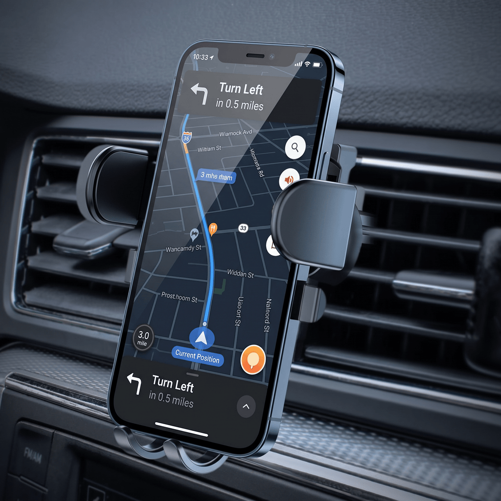 GripHold Car Mount – Suction Cup Dashboard & Air Vent Phone Holder – Universal - TrendsToLife