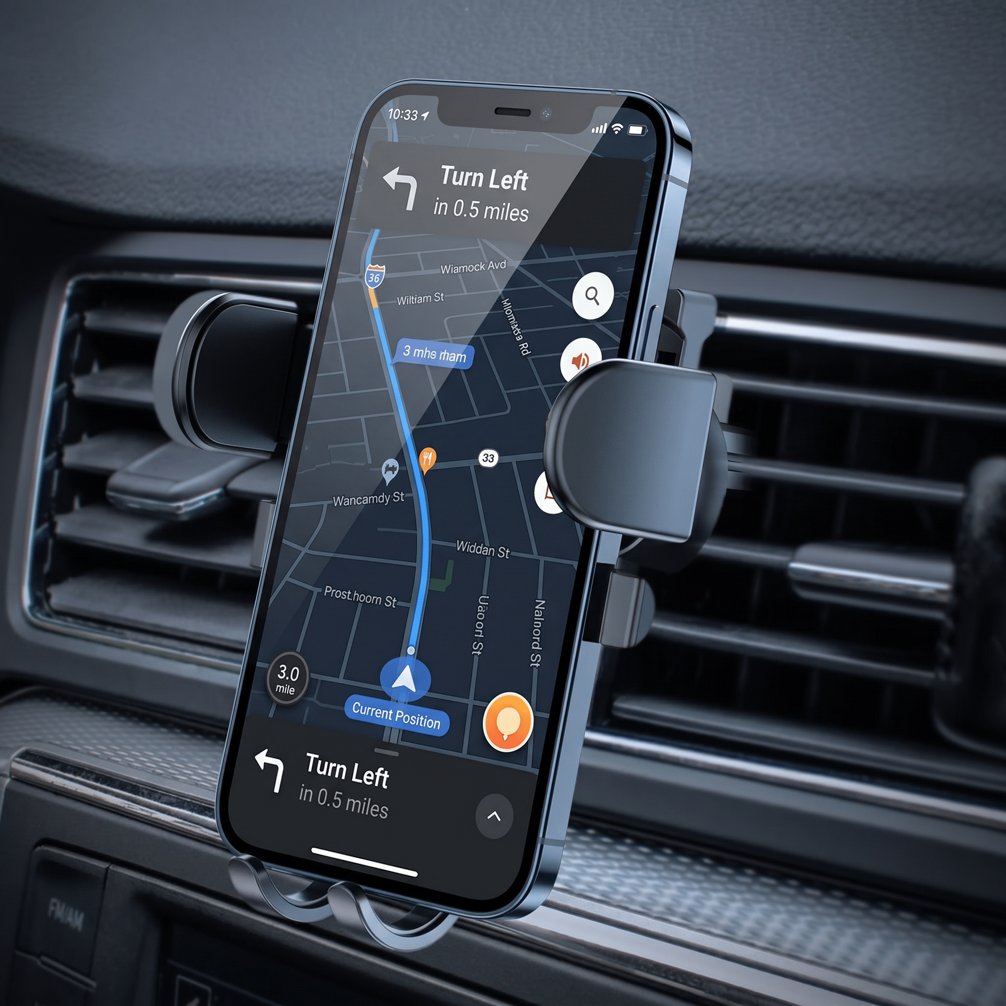 GripHold Car Mount – Suction Cup Dashboard & Air Vent Phone Holder – Universal - TrendsToLife