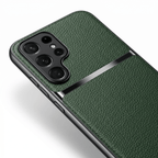GripShield Magnetic Leather Case for Samsung Galaxy A & S Series – Litchi Pattern - TrendsToLife