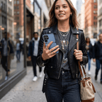 GripShield Magnetic Leather Case for Samsung Galaxy A & S Series – Litchi Pattern - TrendsToLife