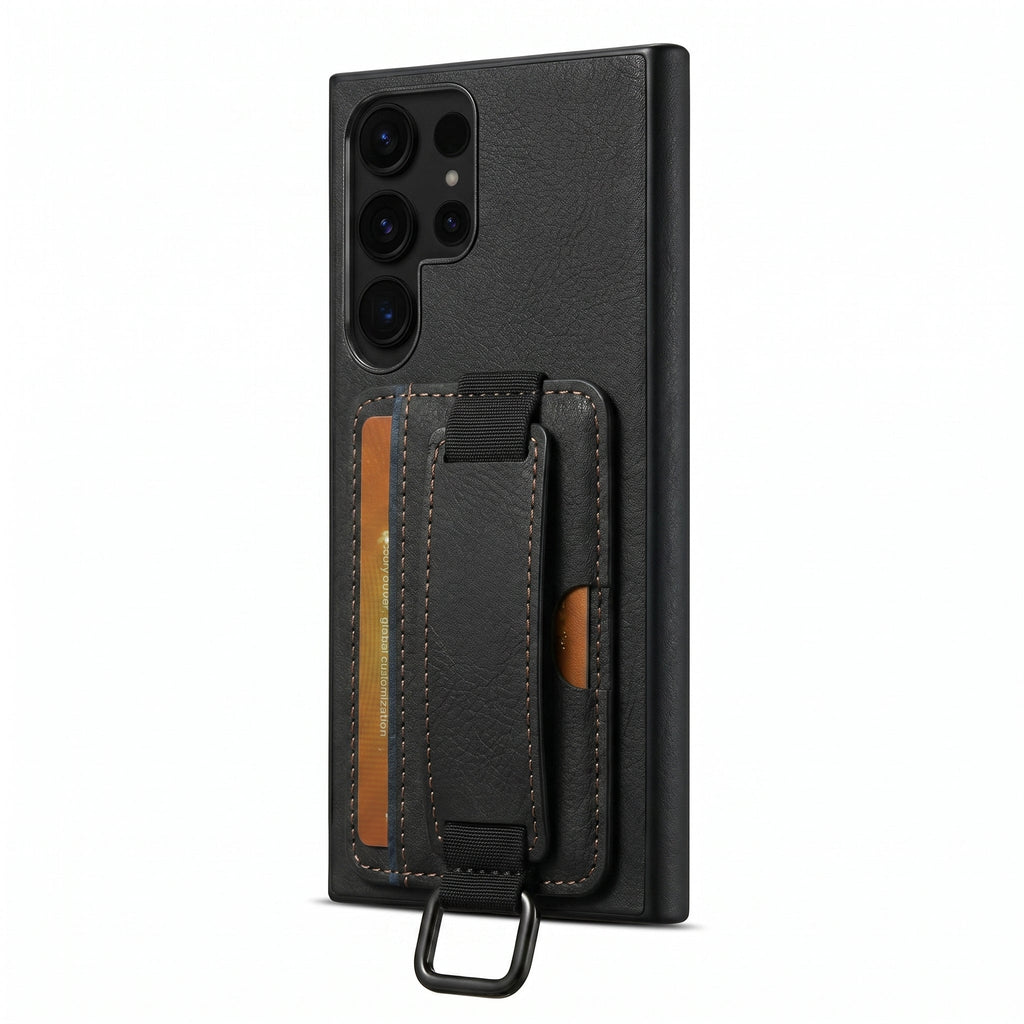 GripStand Wallet Case – Card Holder Kickstand Cover – Samsung Galaxy S25 Ultra - TrendsToLife