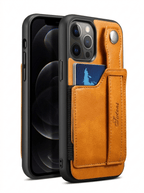 GripWallet Leather Wallet Case for iPhone 12–15 Series – Card Holder & Ring Stand - TrendsToLife