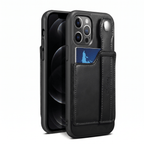 GripWallet Leather Wallet Case for iPhone 12–15 Series – Card Holder & Ring Stand - TrendsToLife