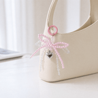 Heart Bead Bag Charm Keychain - TrendsToLife