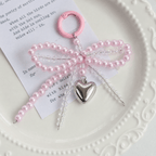 Heart Bead Bag Charm Keychain - TrendsToLife