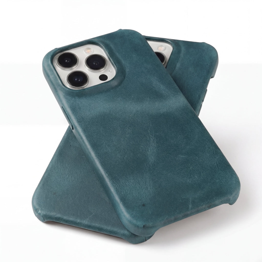 HeritageGrip Vintage Leather Case for iPhone 13–17 Series – Crazy Horse Leather - TrendsToLife