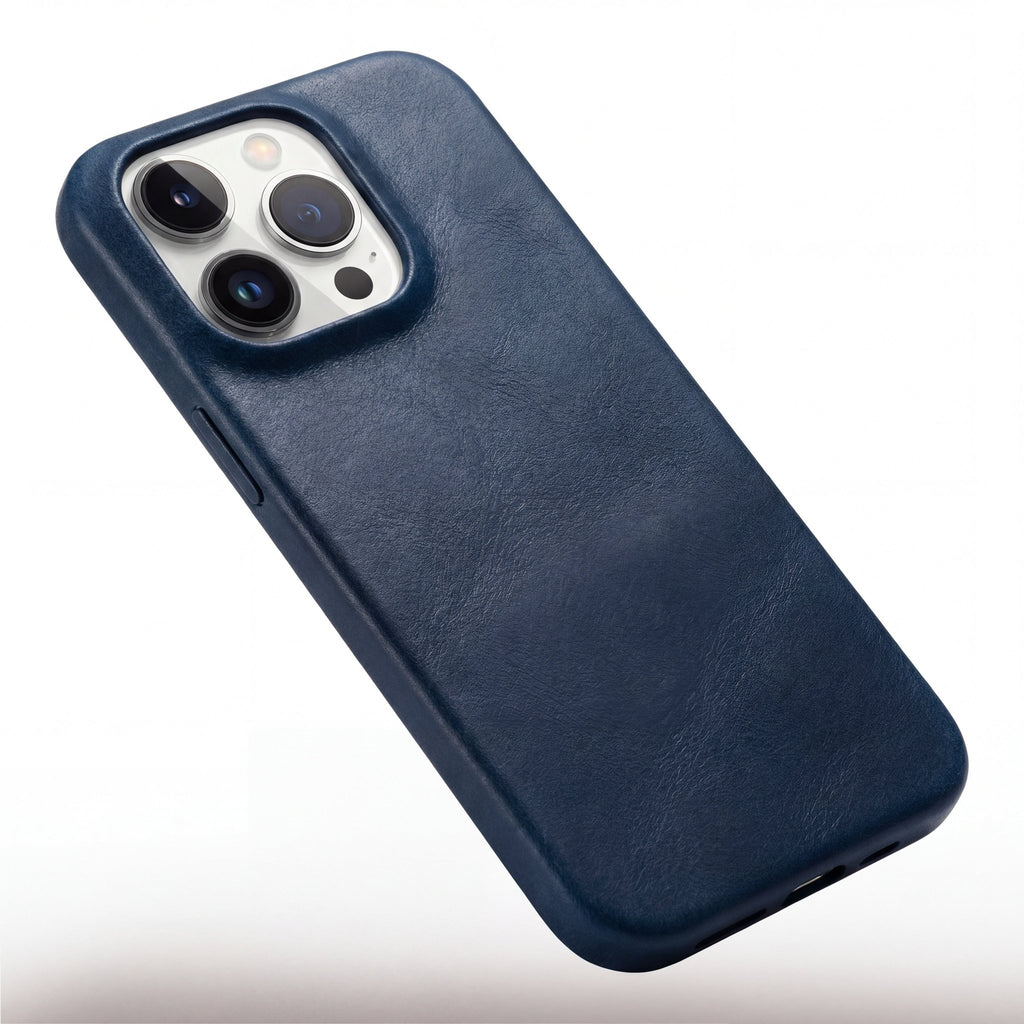 HeritageGrip Vintage Leather Case for iPhone 13–17 Series – Crazy Horse Leather - TrendsToLife