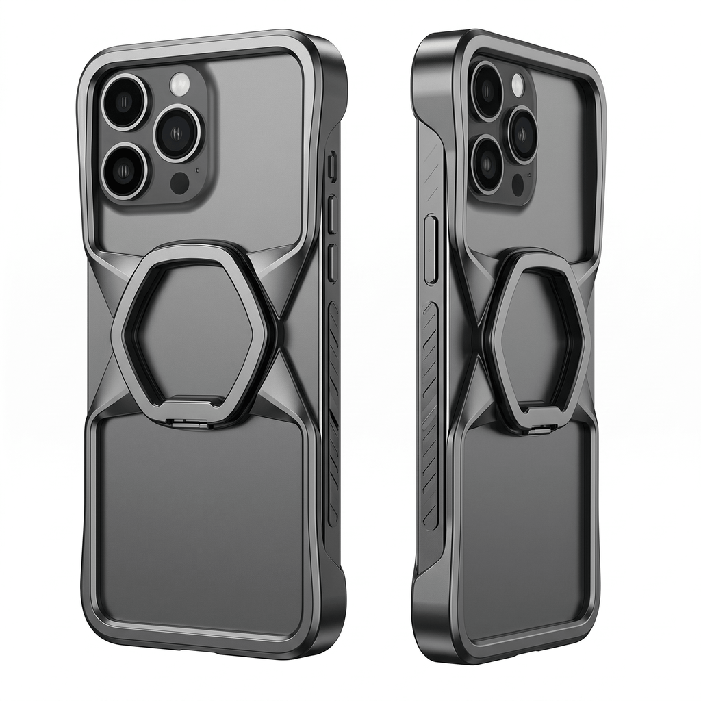 HexaGrip Magnetic Ring Stand Case for iPhone 14 Series – Heat Dissipation Design - TrendsToLife