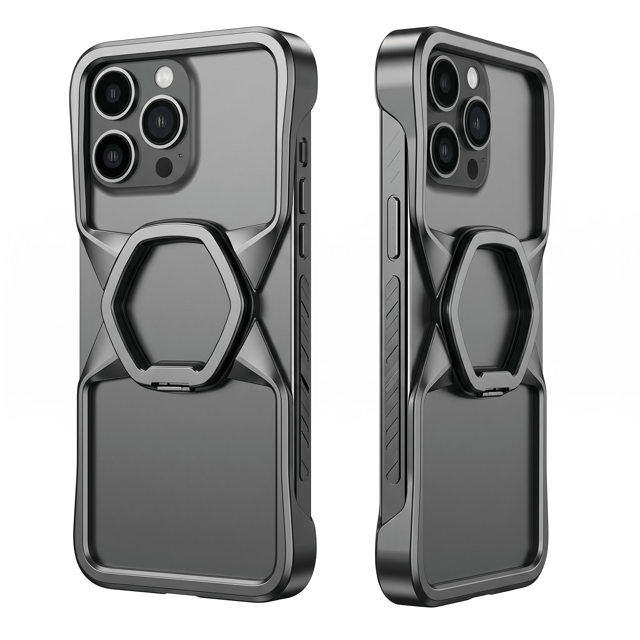 HexaGrip Magnetic Ring Stand Case for iPhone 14 Series – Heat Dissipation Design - TrendsToLife