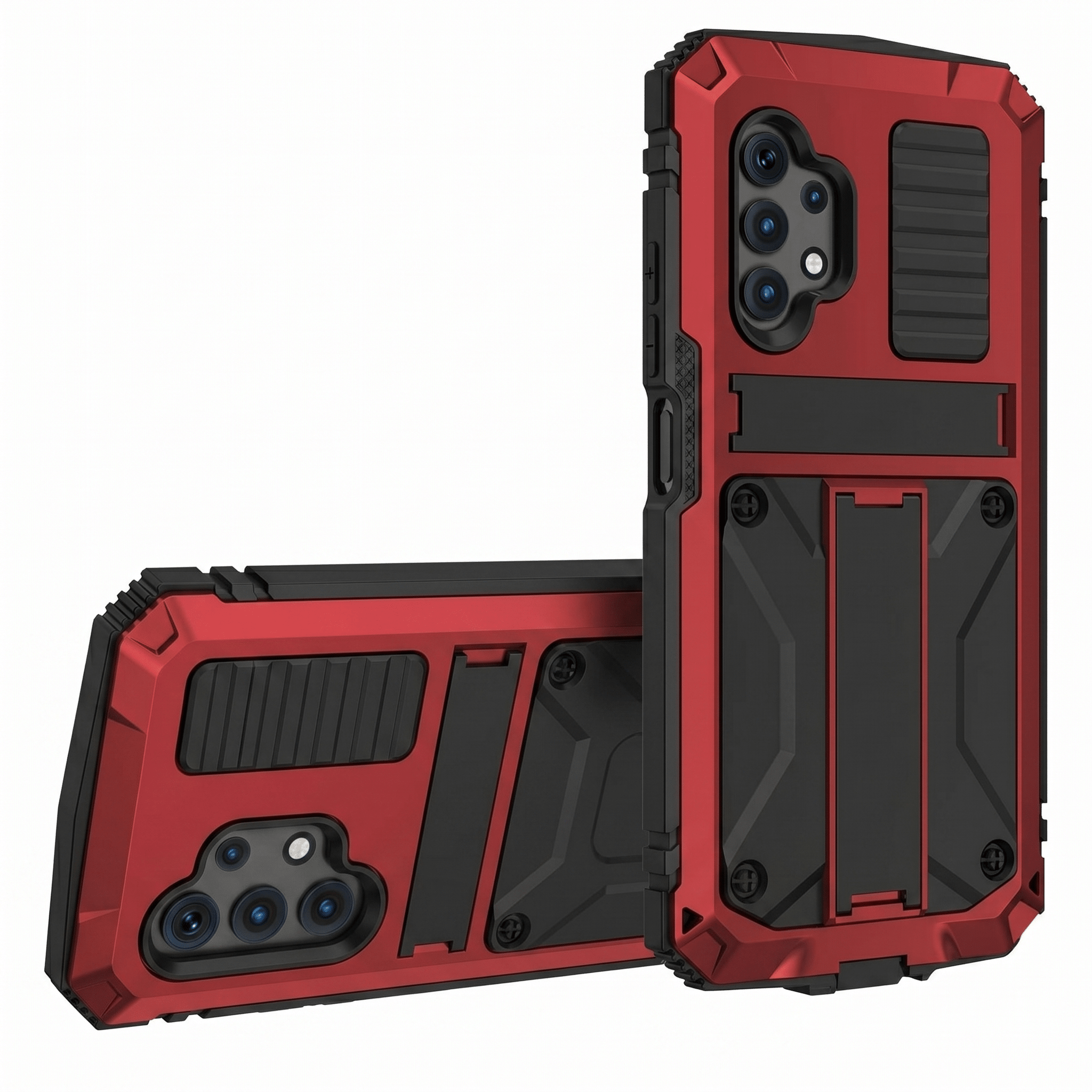 IronShield Armor Case – Metal Kickstand Shockproof Case – Samsung Galaxy A32 - TrendsToLife