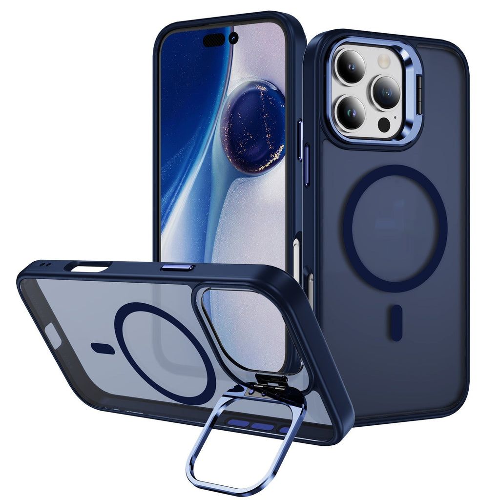 LensStand Magnetic Shockproof Case for iPhone 14–16 Series - TrendsToLife