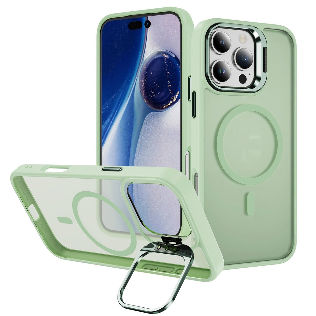 LensStand Magnetic Shockproof Case for iPhone 14–16 Series - TrendsToLife