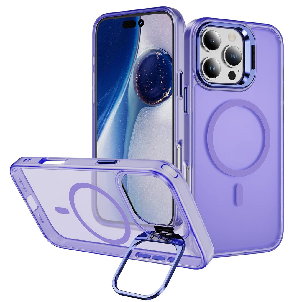 LensStand Magnetic Shockproof Case for iPhone 14–16 Series - TrendsToLife