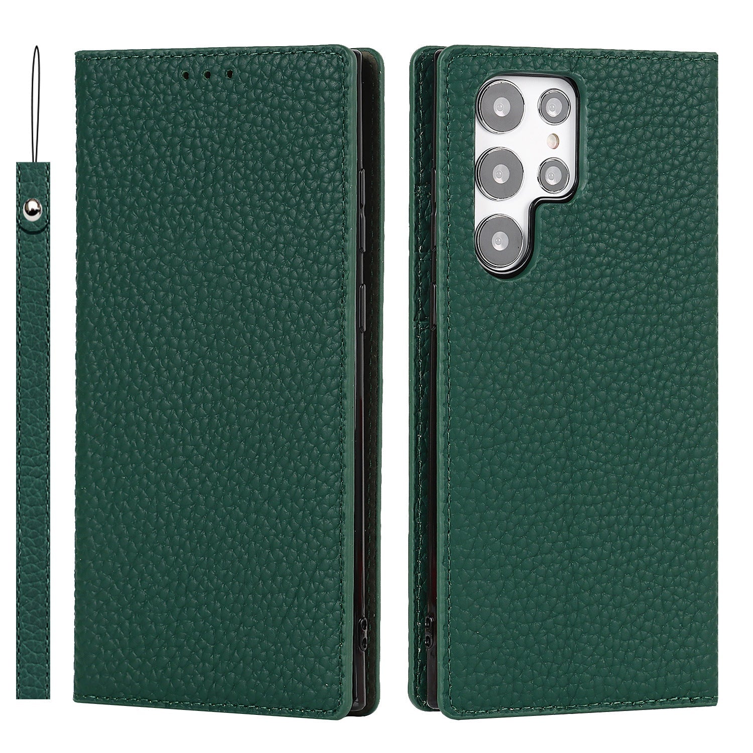 LitchiSlim Leather Case – Slim Protective Cover – Samsung Galaxy S20–S25 Series - TrendsToLife