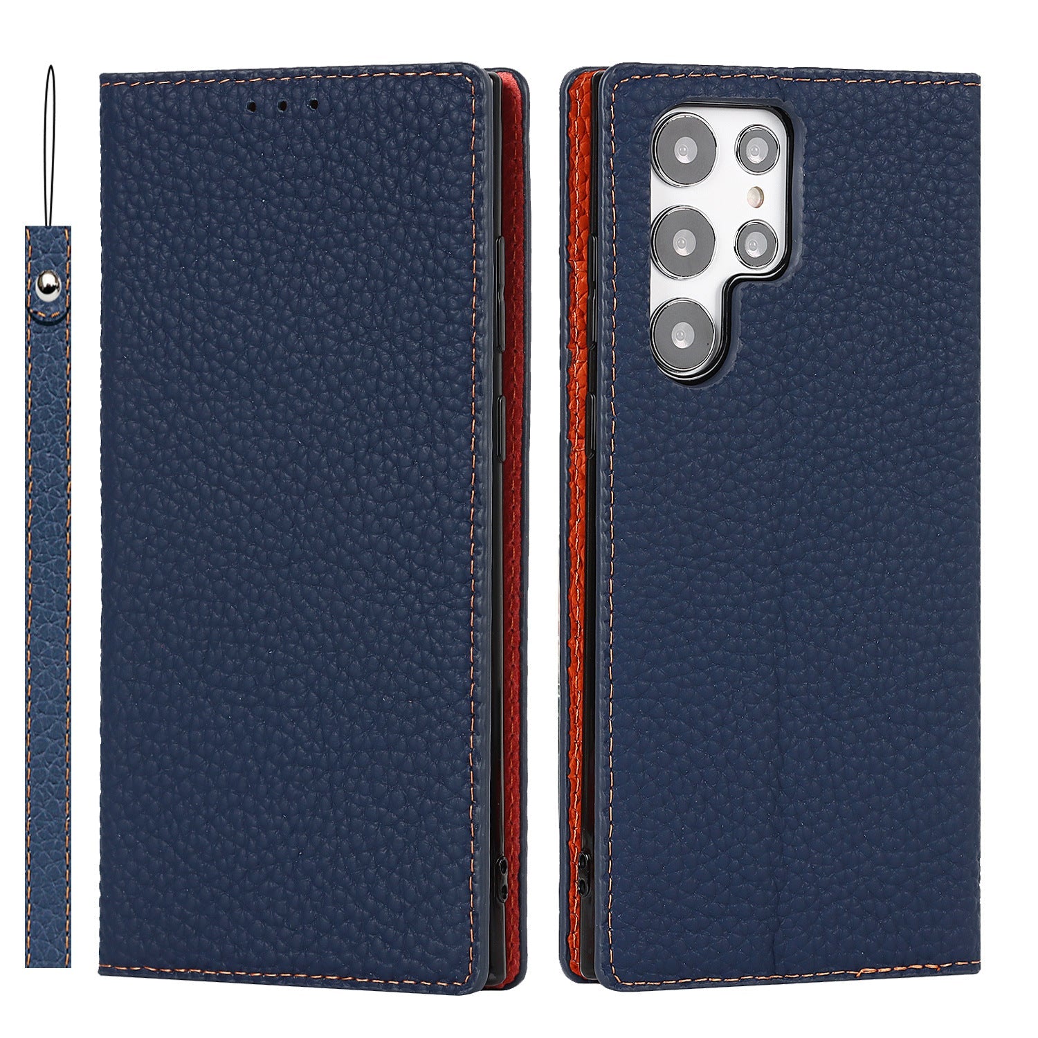 LitchiSlim Leather Case – Slim Protective Cover – Samsung Galaxy S20–S25 Series - TrendsToLife