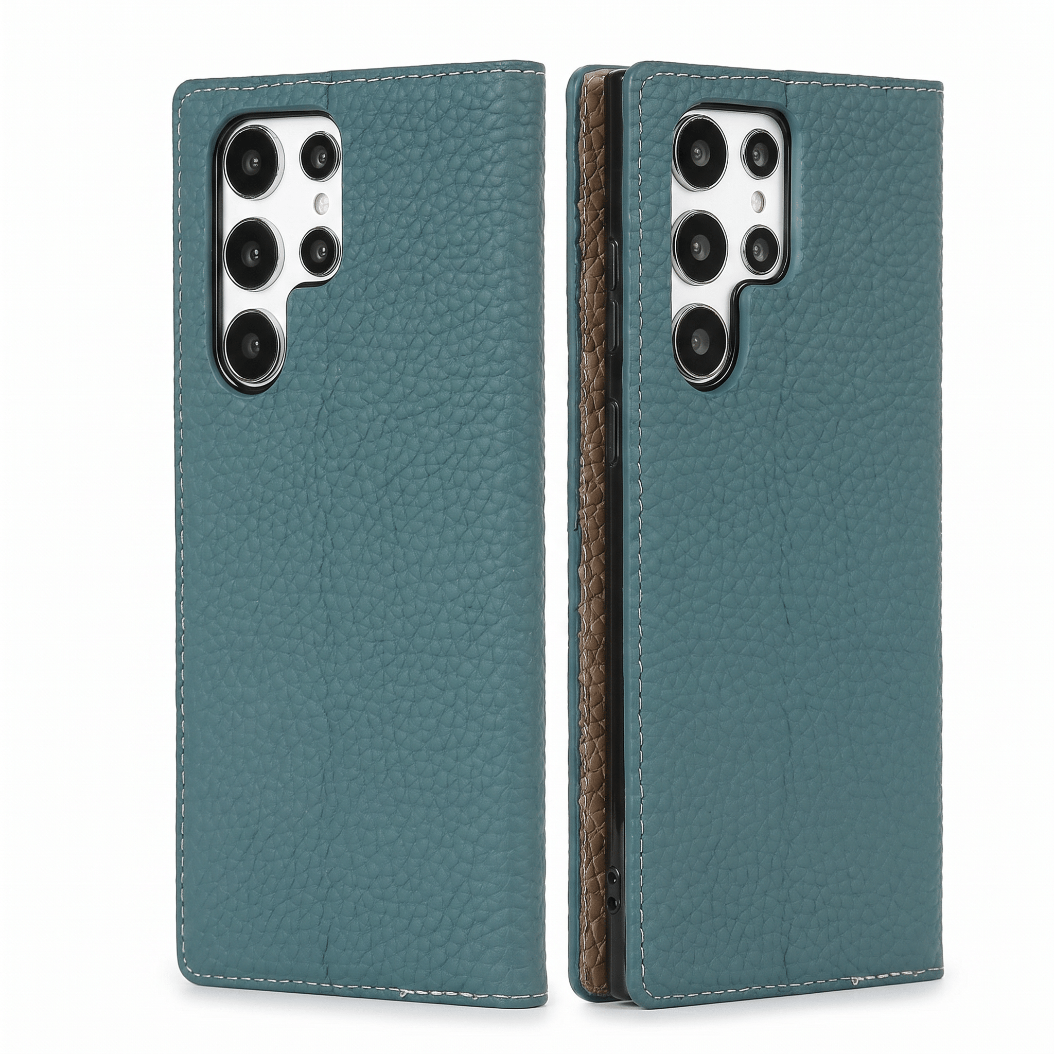 LitchiSlim Leather Case – Slim Protective Cover – Samsung Galaxy S20–S25 Series - TrendsToLife
