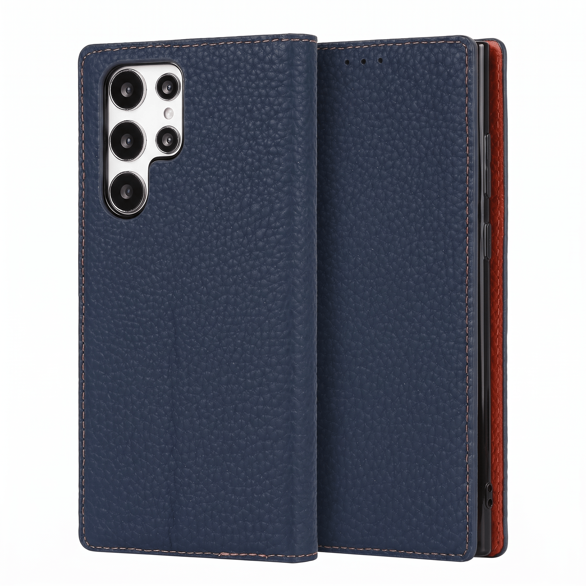 LitchiSlim Leather Case – Slim Protective Cover – Samsung Galaxy S20–S25 Series - TrendsToLife