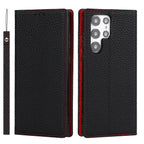 LitchiSlim Leather Case – Slim Protective Cover – Samsung Galaxy S20–S25 Series - TrendsToLife