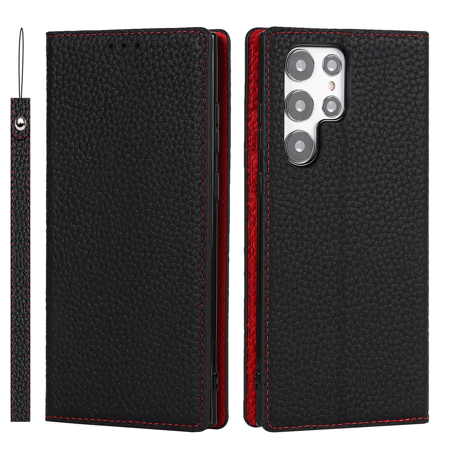 LitchiSlim Leather Case – Slim Protective Cover – Samsung Galaxy S20–S25 Series - TrendsToLife