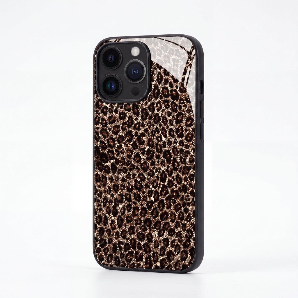 Luxe Leopard iPhone Case – Tempered Glass Protection for iPhone 17 Series - TrendsToLife