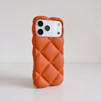 LuxeQuilt Diamond Pattern Shockproof Case for iPhone 11–17 Series - TrendsToLife