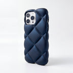 LuxeQuilt Diamond Pattern Shockproof Case for iPhone 11–17 Series - TrendsToLife