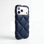 LuxeQuilt Diamond Pattern Shockproof Case for iPhone 11–17 Series - TrendsToLife