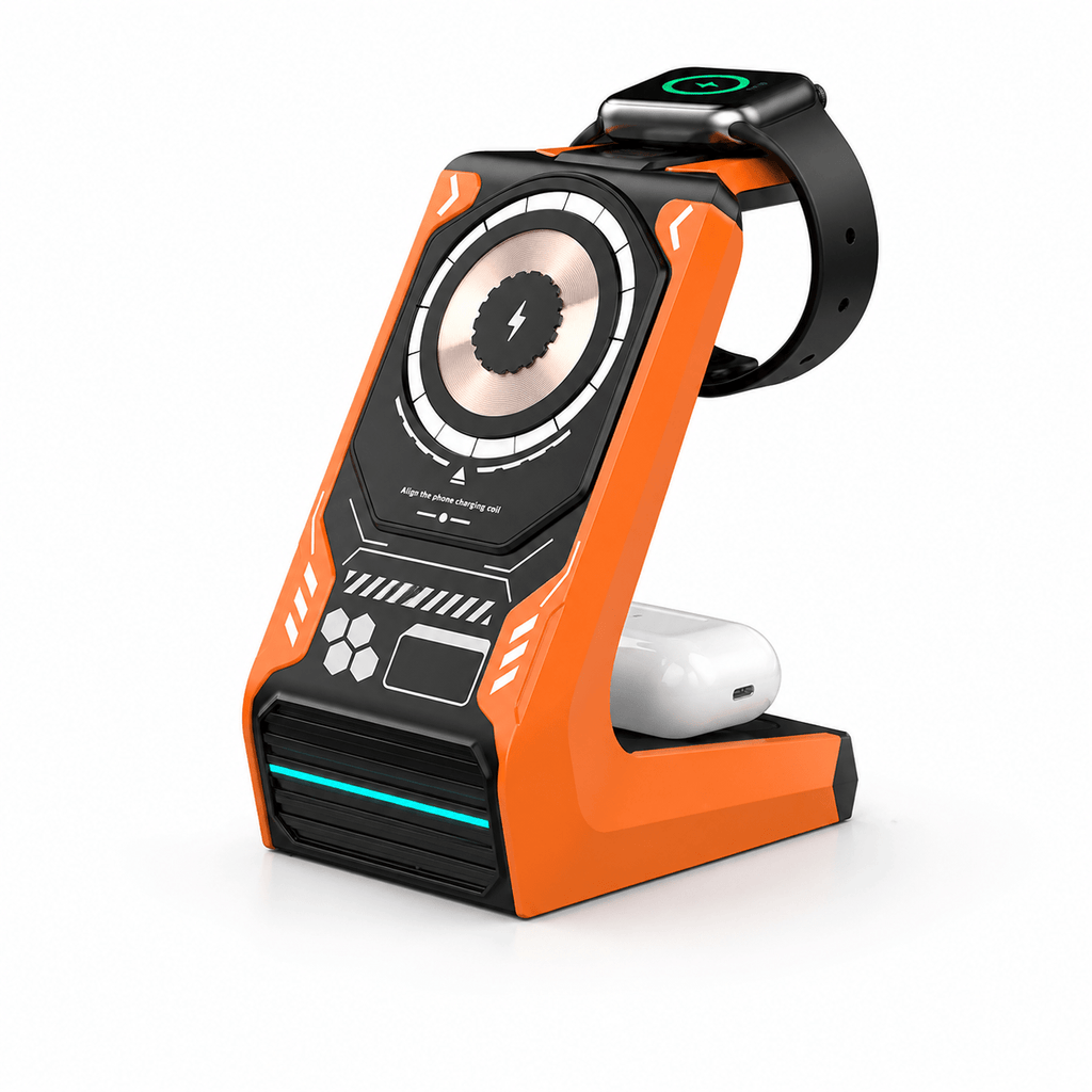 MagCharge Pro Wireless Charger – 3-in-1 Magnetic Charging Station - TrendsToLife