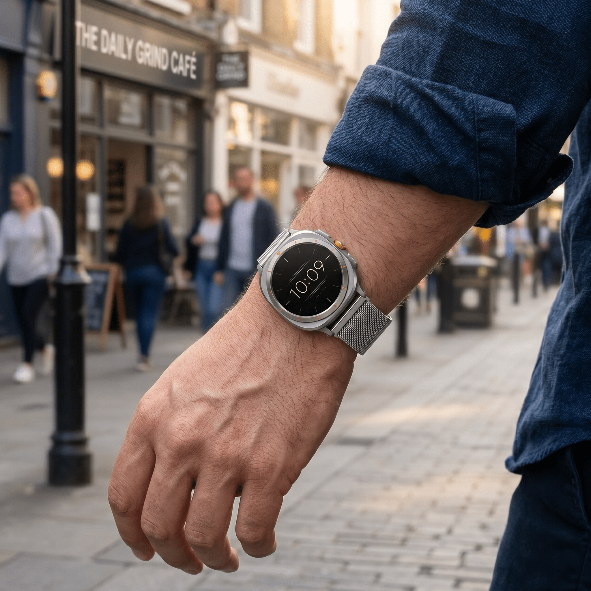 MagnetMesh Pro Watch Band – Stainless Steel Mesh Strap – Samsung Galaxy Watch 7 Ultra - TrendsToLife