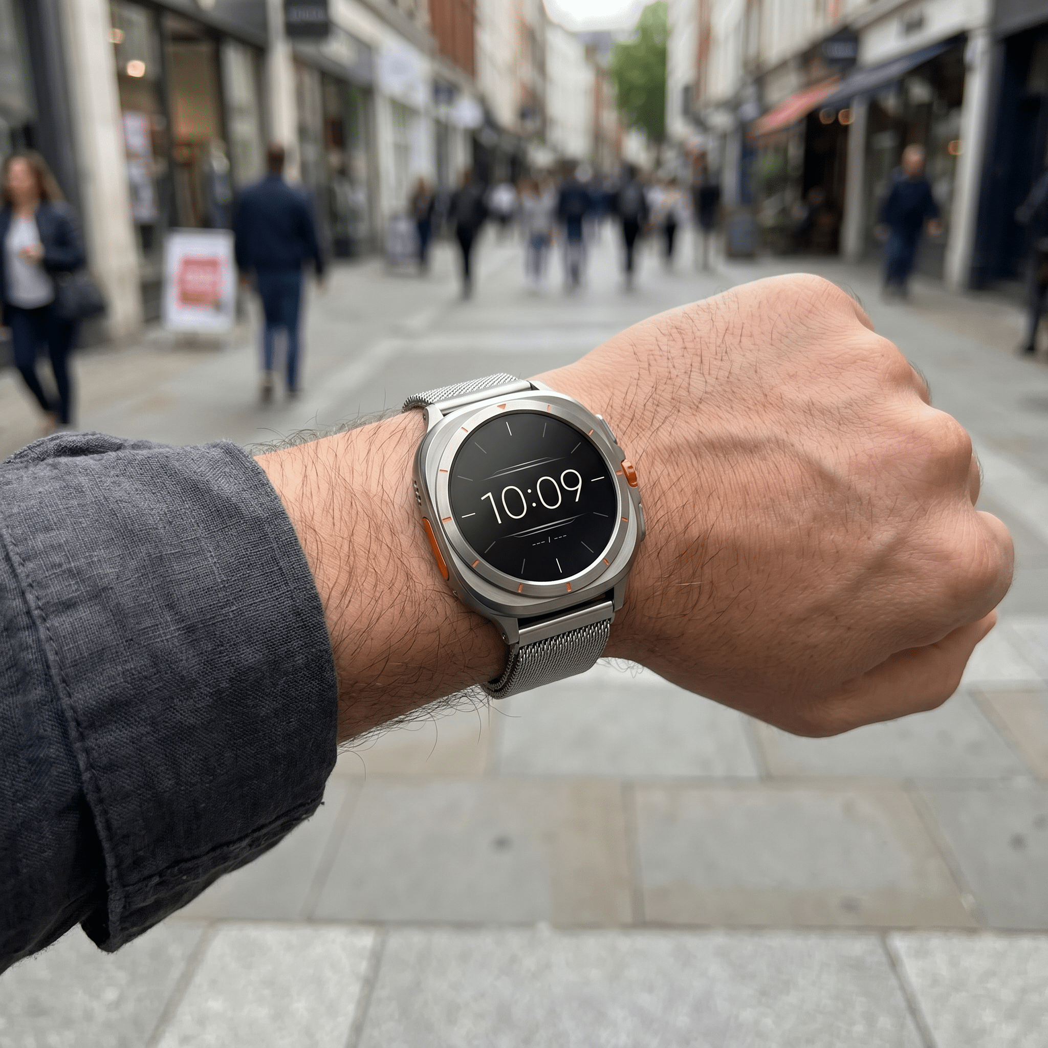 MagnetMesh Pro Watch Band – Stainless Steel Mesh Strap – Samsung Galaxy Watch 7 Ultra - TrendsToLife
