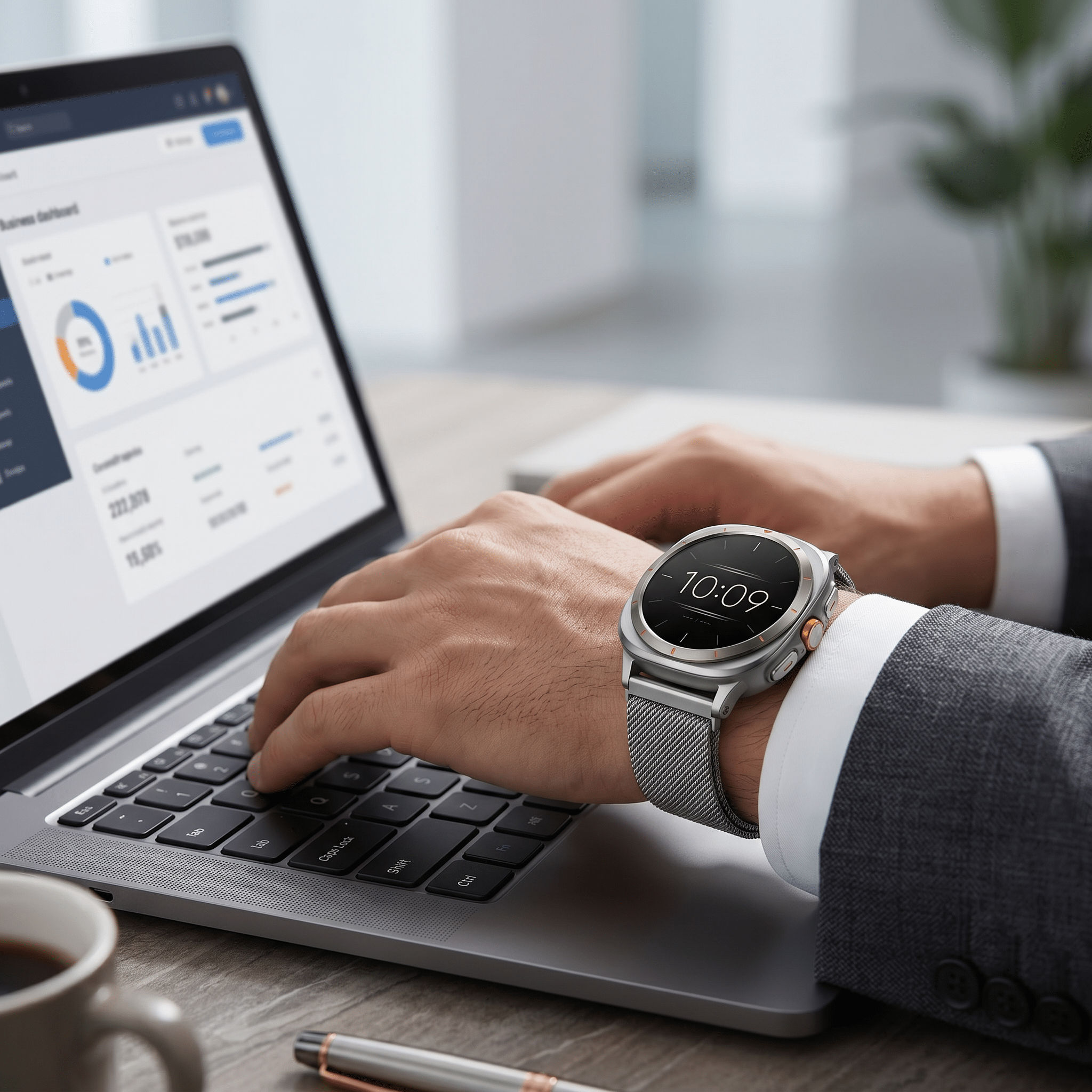 MagnetMesh Pro Watch Band – Stainless Steel Mesh Strap – Samsung Galaxy Watch 7 Ultra - TrendsToLife
