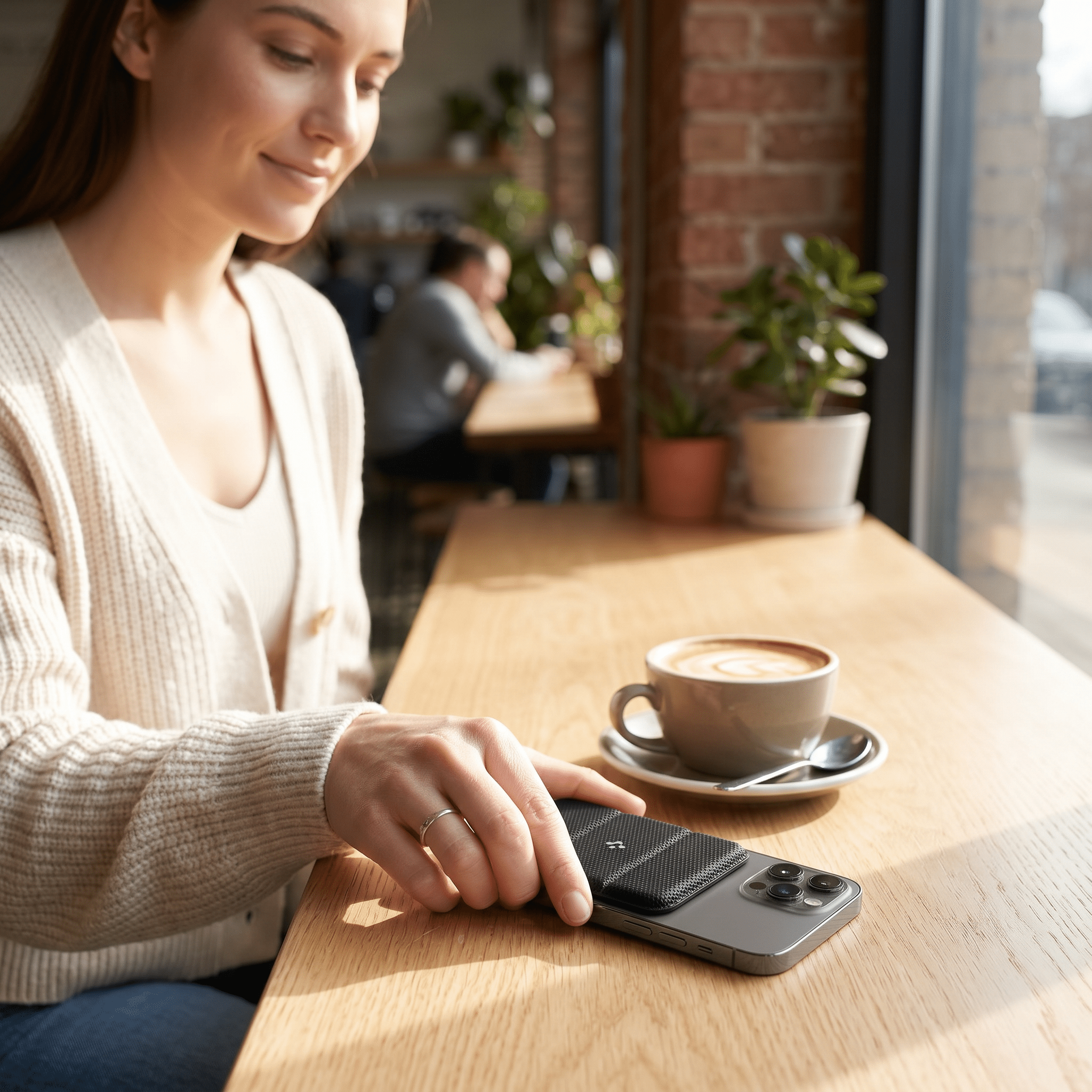 MagSafe Magnetic Card Wallet Holder for iPhone and MagSafe-Compatible Phones - TrendsToLife