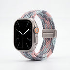 Minimal Woven Loop Watch Band – Magnetic Strap for Apple Watch 38–41mm - TrendsToLife