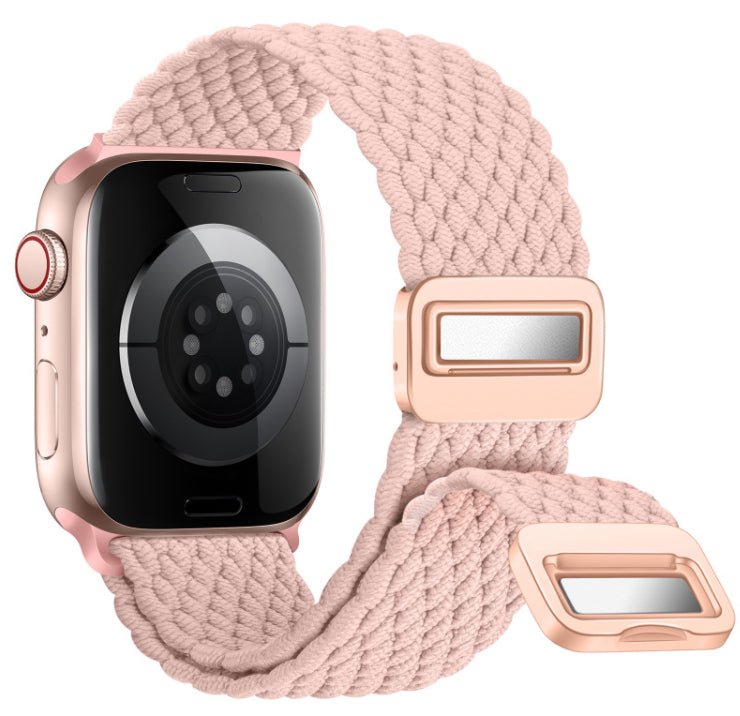 Minimal Woven Loop Watch Band – Magnetic Strap for Apple Watch 38–41mm - TrendsToLife