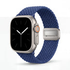 Minimal Woven Loop Watch Band – Magnetic Strap for Apple Watch 38–41mm - TrendsToLife