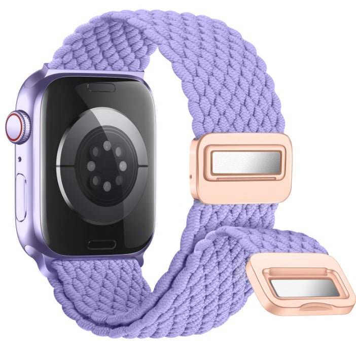 Minimal Woven Loop Watch Band – Magnetic Strap for Apple Watch 38–41mm - TrendsToLife