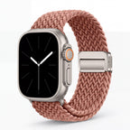 Minimal Woven Loop Watch Band – Magnetic Strap for Apple Watch 38–41mm - TrendsToLife