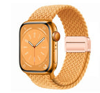 Minimal Woven Loop Watch Band – Magnetic Strap for Apple Watch 38–41mm - TrendsToLife