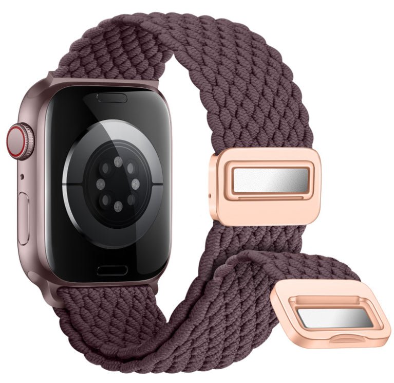 Minimal Woven Loop Watch Band – Magnetic Strap for Apple Watch 38–41mm - TrendsToLife