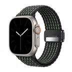Minimal Woven Loop Watch Band – Magnetic Strap for Apple Watch 38–41mm - TrendsToLife