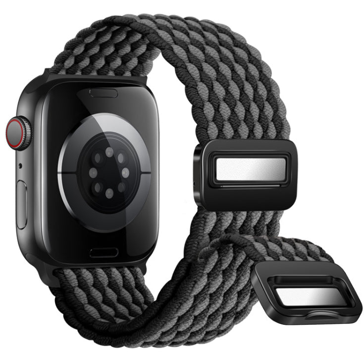 Minimal Woven Loop Watch Band – Magnetic Strap for Apple Watch 38–41mm - TrendsToLife
