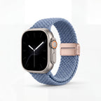 Minimal Woven Loop Watch Band – Magnetic Strap for Apple Watch 38–41mm - TrendsToLife