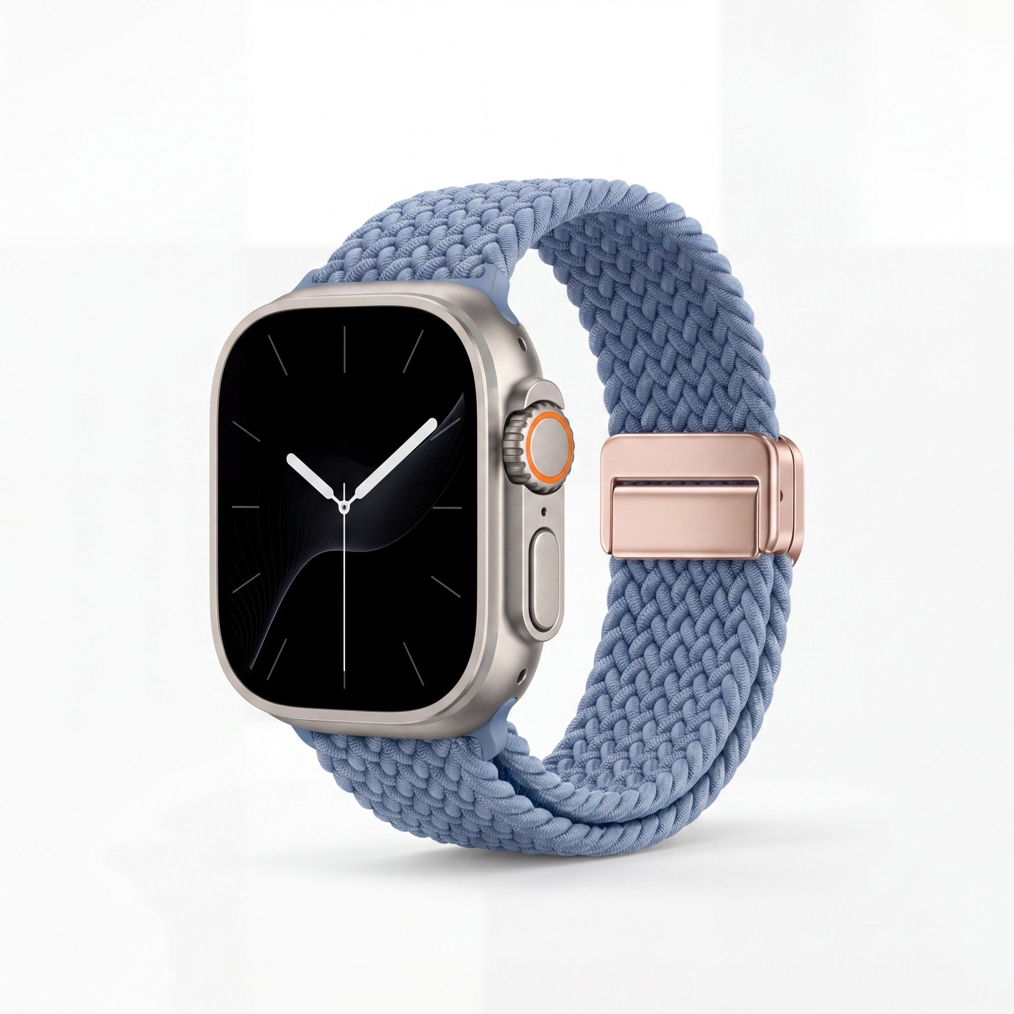 Minimal Woven Loop Watch Band – Magnetic Strap for Apple Watch 38–41mm - TrendsToLife