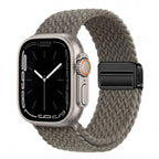 Minimal Woven Loop Watch Band – Magnetic Strap for Apple Watch 38–41mm - TrendsToLife