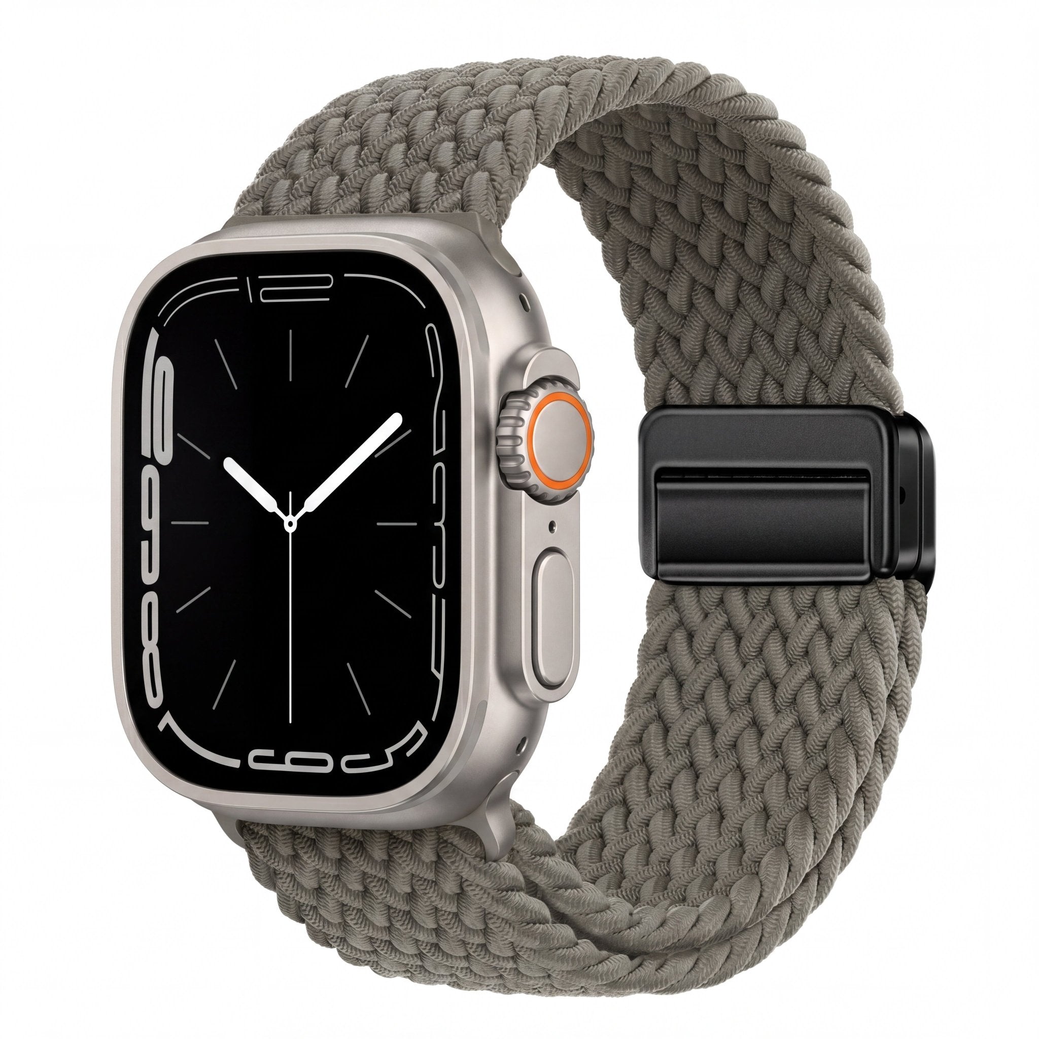 Minimal Woven Loop Watch Band – Magnetic Strap for Apple Watch 38–41mm - TrendsToLife