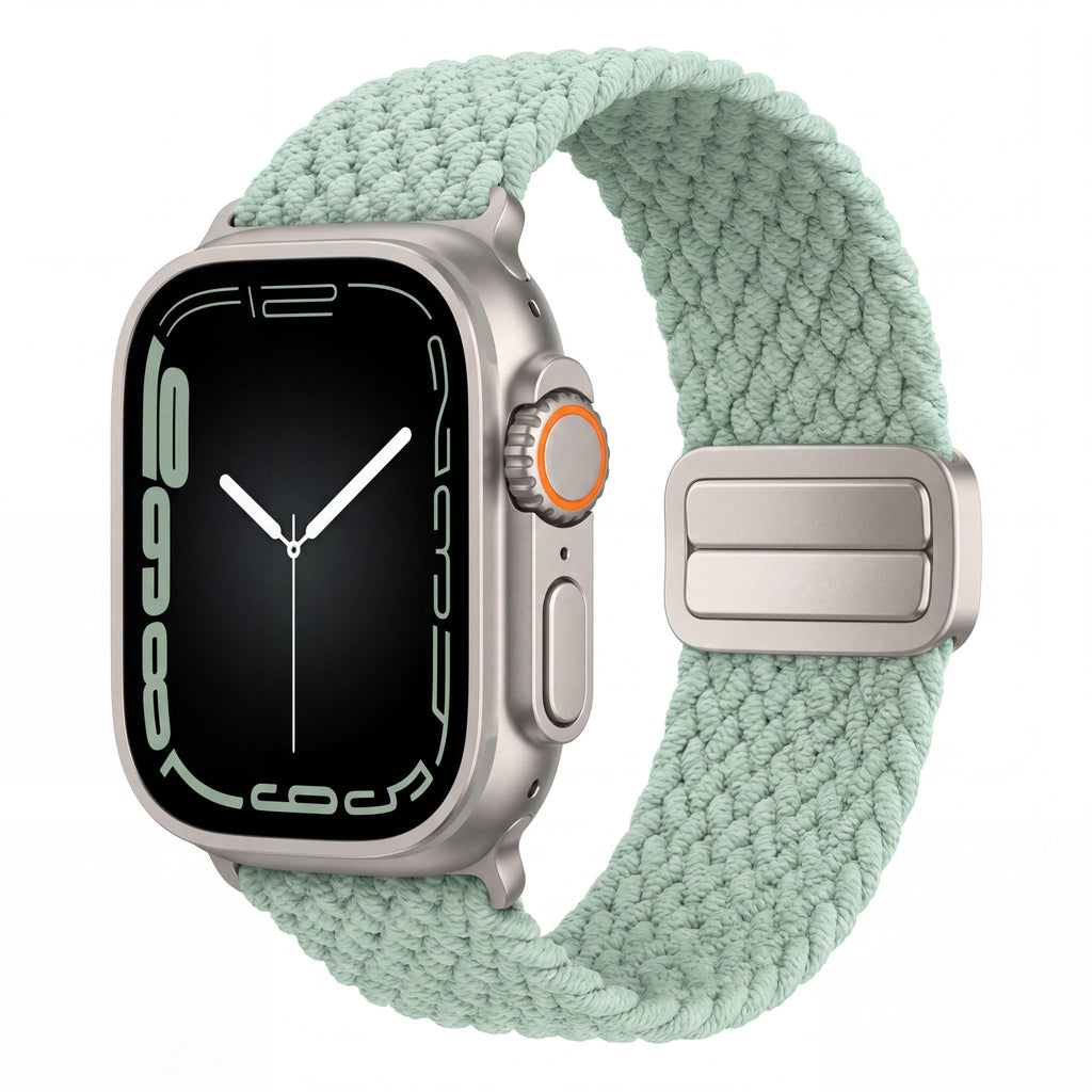 Minimal Woven Loop Watch Band – Magnetic Strap for Apple Watch 38–41mm - TrendsToLife