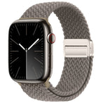 Minimal Woven Loop Watch Band – Magnetic Strap for Apple Watch 38–41mm - TrendsToLife
