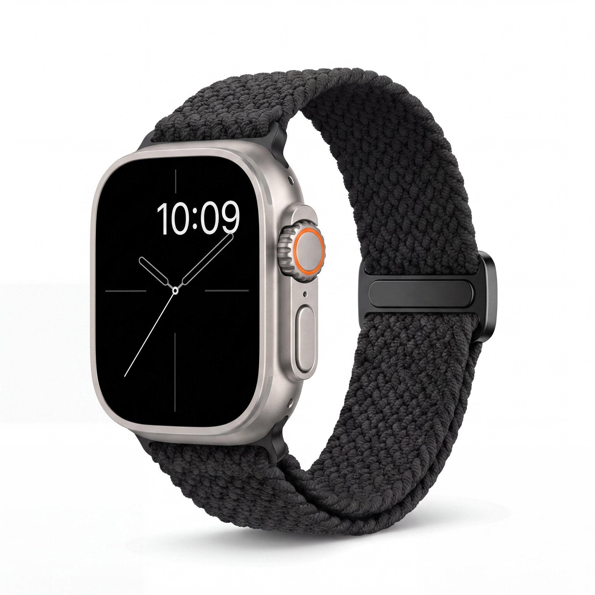 Minimal Woven Loop Watch Band – Magnetic Strap for Apple Watch 38–41mm - TrendsToLife