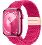 Minimal Woven Loop Watch Band – Magnetic Strap for Apple Watch 38–41mm - TrendsToLife