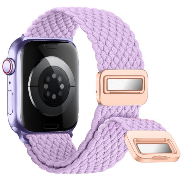 Minimal Woven Loop Watch Band – Magnetic Strap for Apple Watch 38–41mm - TrendsToLife